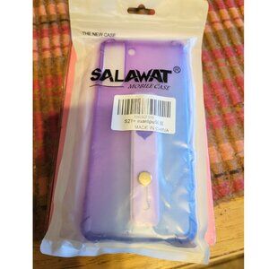 Galaxy S21 Plus Phone Case, Clear Cute Purple to Blue Gradient, New